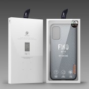 Dux Ducis Fino case covered with nylon material for Xiaomi Redmi Note 10 Pro blue