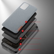 Dux Ducis Fino case covered with nylon material for Xiaomi Redmi Note 10 / Redmi Note 10S blue