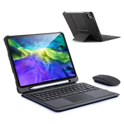 Dux Ducis Touchpad Keyboard Case wireless Bluetooth keyboard iPad Air 2020 (iPad Air 4) / iPad Pro 11' 2020 black