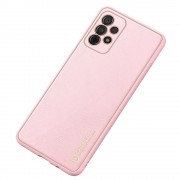 Dux Ducis Yolo elegant case made of soft TPU and PU leather for Samsung Galaxy A52 5G / A52 4G pink