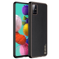 Dux Ducis Yolo elegant case made of soft TPU and PU leather for Samsung Galaxy A71 black