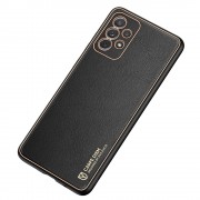 Dux Ducis Yolo elegant case made of soft TPU and PU leather for Samsung Galaxy A72 4G black
