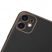 Dux Ducis Yolo elegant case made of soft TPU and PU leather for iPhone 11 black