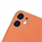 Dux Ducis Yolo elegant case made of soft TPU and PU leather for iPhone 11 orange