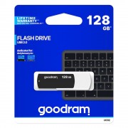 Goodram pendrive 128 GB USB 2.0 20 MB/s (rd) - 5 MB/s (wr) flash drive black and white (UCO2-1280KWR11)