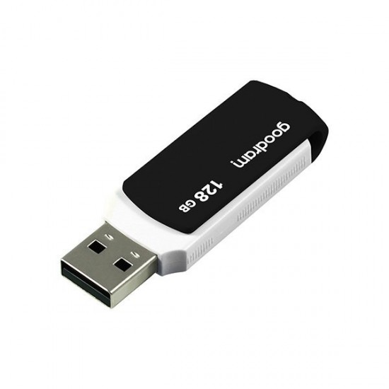 Goodram pendrive 128 GB USB 2.0 20 MB/s (rd) - 5 MB/s (wr) flash drive black and white (UCO2-1280KWR11)