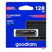 Goodram pendrive 128 GB USB 3.2 Gen 1 60 MB/s (rd) - 20 MB/s (wr) flash drive black (UMM3-1280K0R11)