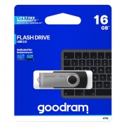 Goodram pendrive 16 GB USB 2.0 20 MB/s (rd) - 5 MB/s (wr) flash drive black (UTS2-0160K0R11)