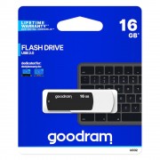 Goodram pendrive 16 GB USB 2.0 20 MB/s (rd) - 5 MB/s (wr) flash drive black and white (UCO2-0160KWR11)