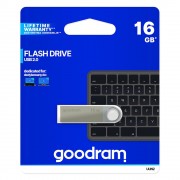 Goodram pendrive 16 GB USB 2.0 20 MB/s (rd) - 5 MB/s (wr) flash drive silver (UUN2-0160S0R11)