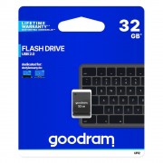 Goodram pendrive 32 GB USB 2.0 20 MB/s (rd) - 5 MB/s (wr) flash drive black (UPI2-0320K0R11)
