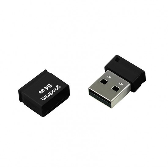 Goodram pendrive 64 GB USB 2.0 20 MB/s (rd) - 5 MB/s (wr) flash drive black (UPI2-0640K0R11)