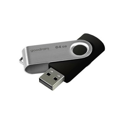 Goodram pendrive 64 GB USB 2.0 20 MB/s (rd) - 5 MB/s (wr) flash drive black (UTS2-0640K0R11)