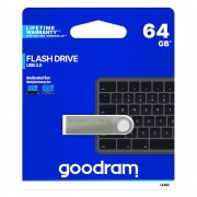 Goodram pendrive 64 GB USB 2.0 20 MB/s (rd) - 5 MB/s (wr) flash drive silver (UUN2-0640S0R11)