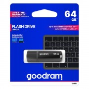 Goodram pendrive 64 GB USB 3.2 Gen 1 60 MB/s (rd) - 20 MB/s (wr) flash drive black (UMM3-0640K0R11)