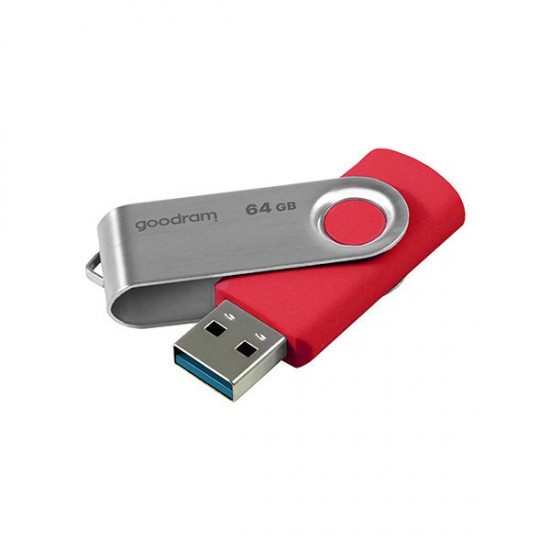 Goodram pendrive 64 GB USB 3.2 Gen 1 60 MB/s (rd) - 20 MB/s (wr) flash drive red (UTS3-0640R0R11)