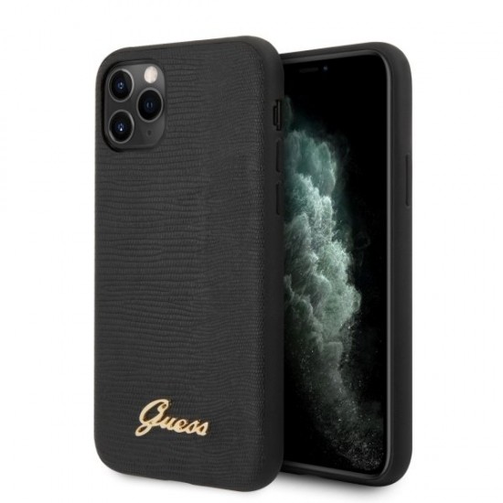 Guess Lizard Back Cover Μαύρο (iPhone 11 Pro)