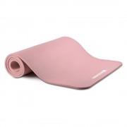 Gymnastic non slip mat for exercising 181 cm x 63 cm x 1 cm light pink WNSP-LPIN