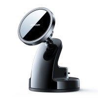 Joyroom 15W magnetic wireless charger for smartphones with MagSafe black (JR-ZS240)