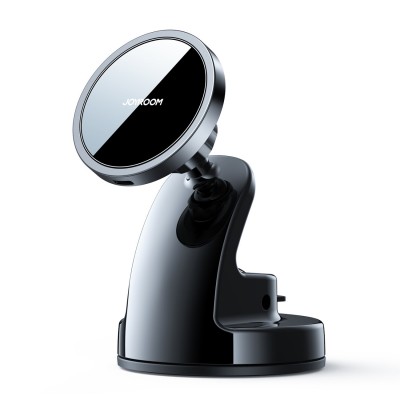 Joyroom 15W magnetic wireless charger for smartphones with MagSafe black (JR-ZS240)