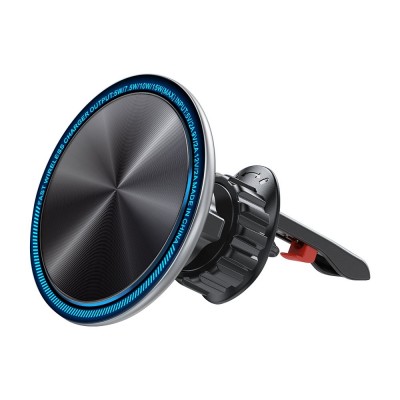 Joyroom Car Holder Qi Wireless Induction Charger 15W (MagSafe Compatible for iPhone) Air Vent Silver (JR-ZS290)