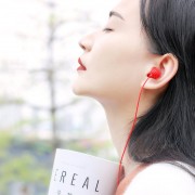 Joyroom in-ear earphones 3.5mm mini jack with remote and microphone black (JR-EL112)