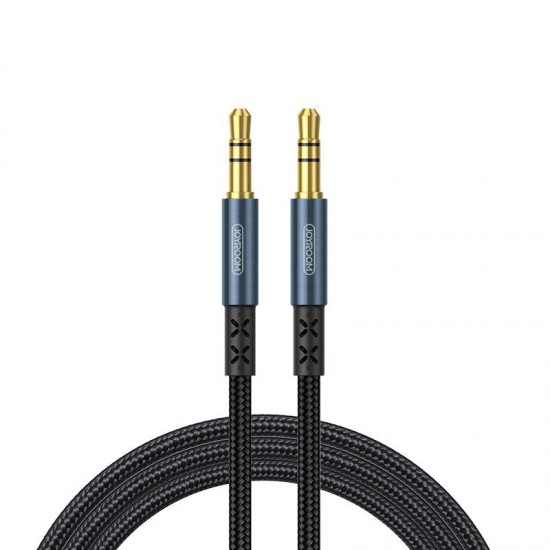 Joyroom stereo audio AUX cable 3,5 mm mini jack 1,5 m dark blue (SY-15A1)