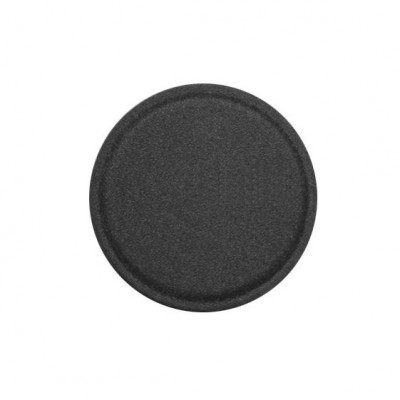 Metal Iron Plate PU Leather Covered Self-Adhesive Metal Plate for Magnetic Car Holders 40 mm black