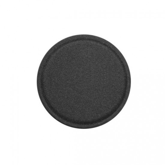 Metal Iron Plate PU Leather Covered Self-Adhesive Metal Plate for Magnetic Car Holders 40 mm black