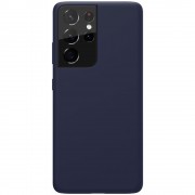 Nillkin Flex Pure Pro Case Soft Flexible Rubber Cover for Samsung Galaxy S21 Ultra 5G blue
