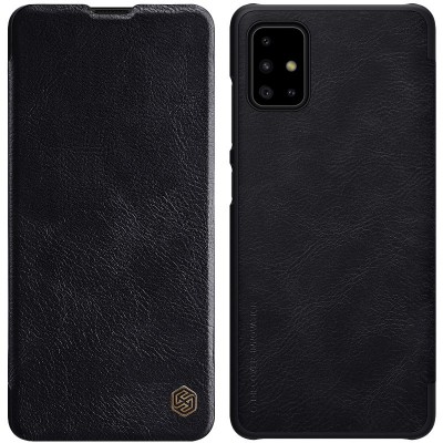 Nillkin Qin original leather case cover for Samsung Galaxy A71 black