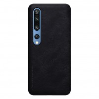 Nillkin Qin original leather case cover for Xiaomi Mi 10 Pro / Xiaomi Mi 10 black