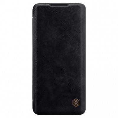 Nillkin Qin original leather case cover for Xiaomi Mi Note 10 Lite black