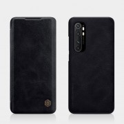Nillkin Qin original leather case cover for Xiaomi Mi Note 10 Lite black