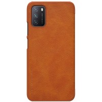 Nillkin Qin original leather case cover for Xiaomi Poco M3 brown
