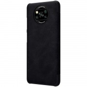 Nillkin Qin original leather case cover for Xiaomi Poco X3 NFC / Poco X3 Pro black