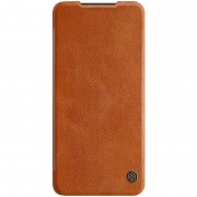 Nillkin Qin original leather case cover for Xiaomi Poco X3 NFC / Poco X3 Pro brown