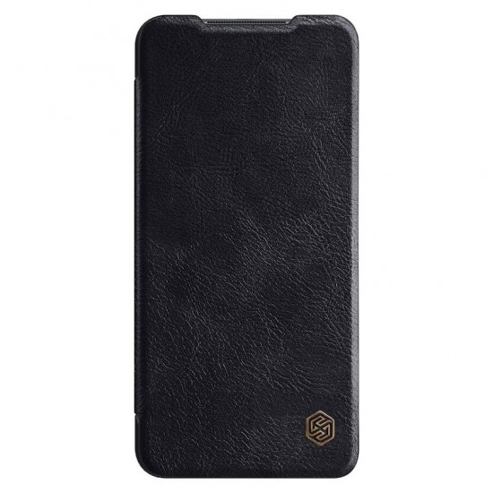 Nillkin Qin original leather case cover for Xiaomi Redmi 10X 4G / Xiaomi Redmi Note 9 black