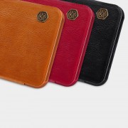 Nillkin Qin original leather case cover for Xiaomi Redmi 10X 4G / Xiaomi Redmi Note 9 black