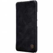 Nillkin Qin original leather case cover for Xiaomi Redmi K40 Pro+ / K40 Pro / K40 / Poco F3 / Mi 11i black