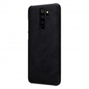 Nillkin Qin original leather case cover for Xiaomi Redmi Note 8 Pro black