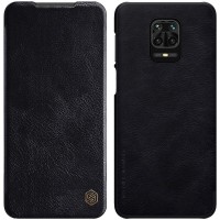 Nillkin Qin original leather case cover for Xiaomi Redmi Note 9 Pro / Redmi Note 9S black