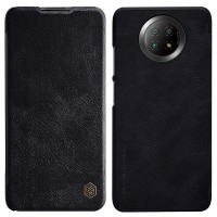 Nillkin Qin original leather case cover for Xiaomi Redmi Note 9T 5G black