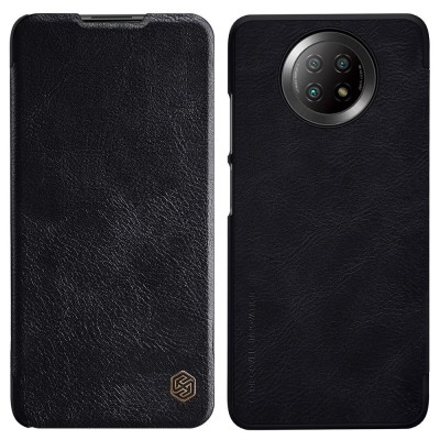Nillkin Qin original leather case cover for Xiaomi Redmi Note 9T 5G black