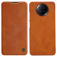 Nillkin Qin original leather case cover for Xiaomi Redmi Note 9T 5G brown