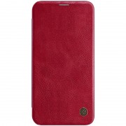 Nillkin Qin original leather case cover for iPhone 12 Pro Max red