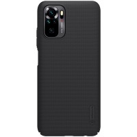 Nillkin Super Frosted Shield Case + kickstand for Xiaomi Redmi Note 10 / Redmi Note 10S black