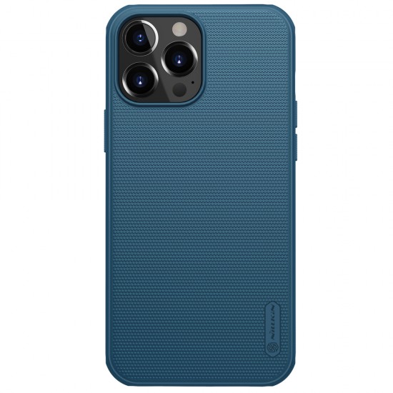 Nillkin Super Frosted Shield Pro Case durable for iPhone 13 Pro blue