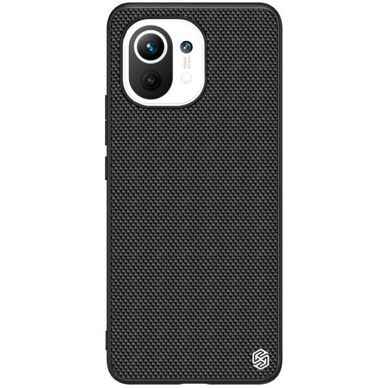 Nillkin Textured Case rugged cover with gel frame and nylon on the back Xiaomi Mi 11 black