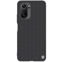Nillkin Textured Case rugged cover with gel frame and nylon on the back Xiaomi Redmi K40 Pro+ / K40 Pro / K40 / Poco F3 / Mi 11i black